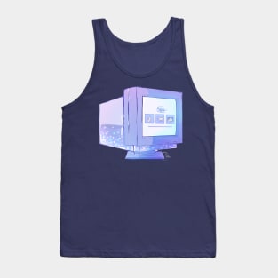 90s Nostalgia Series: Dial-up Cats Tank Top